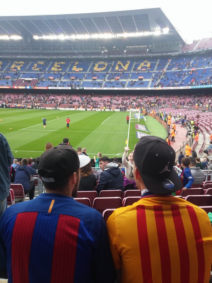 סופשבוע בברצלונה בלוג רונית כפיר. משחק של בארסה Camp Nou