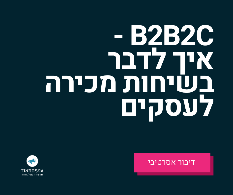 איך למכור לעסקים בשיחות מכירה